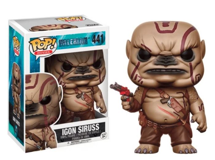 IGON SIRUSS FIGURA 10 CM VINYL POP MOVIES VALERIAN