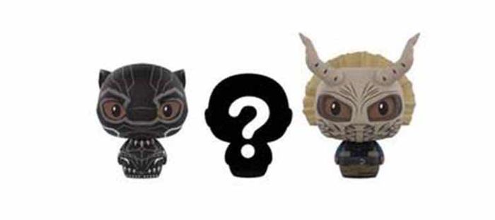 BLACK PANTHER PACK 3 FIGURAS 6.5 CM PINT SIZE HEROES