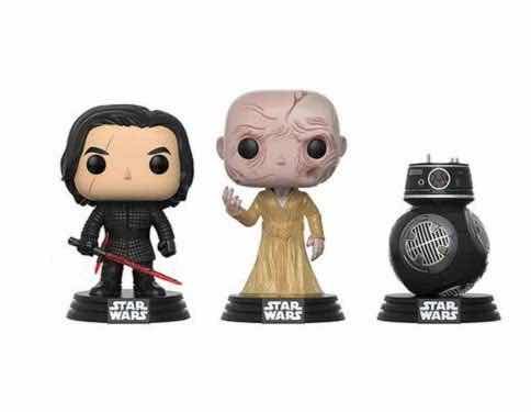 BAD GUYS FIRST ORDER 3 PACK FIG 10 CM VINYL POP STAR WARS THE LAST JEDI