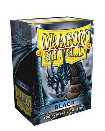 FUNDAS CARTAS DRAGON SHIELD ESTANDAR MATTE-NEGRO (100)
