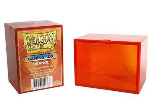 FUNDAS CARTAS DRAGON SHIELD GAMING BOX ORANGE (100)