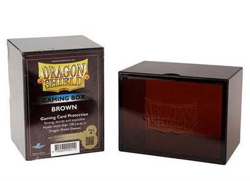 FUNDAS CARTAS DRAGON SHIELD GAMING BOX BROWN (100)