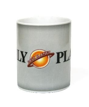 DAILY PLANET TAZA CERAMICA MAN OF STEEL