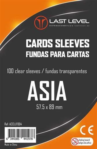 FUNDAS LAST LEVEL ASIA 57,5MM X 89MM (100)