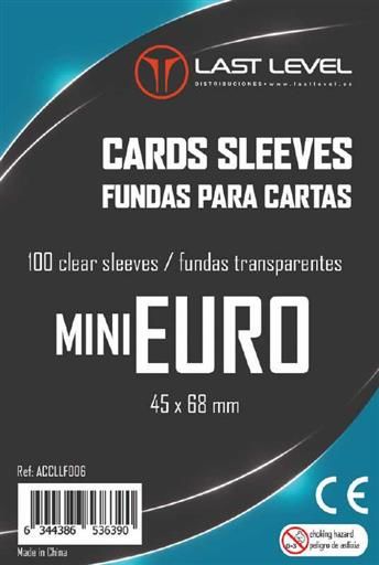 FUNDAS LAST LEVEL MINI EURO (45 x 68 MM) (100)
