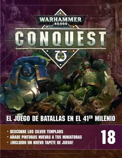WARHAMMER 40000 CONQUEST COLECCION OFICIAL #018.RAKARTH FLESH+MEPHISTON RED