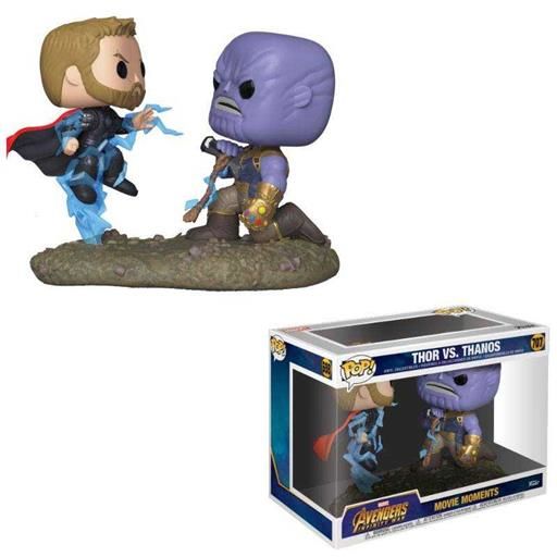 MARVEL PACK 2 POP MOVIE MOMENTS FIG 9CM THOR Y THANOS