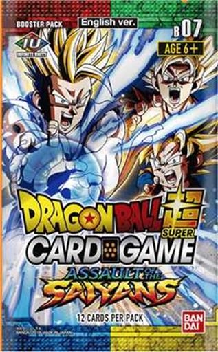 DRAGON BALL TCG BOOSTER 07 ASSAULT OF THE SAIYANS SOBRE