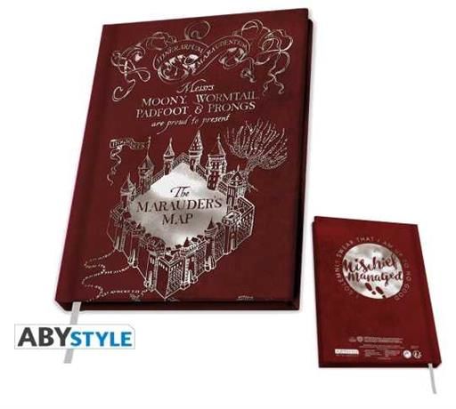 Portada de HARRY POTTER BLOCK DE NOTAS A5 NARAUDER
S MAP