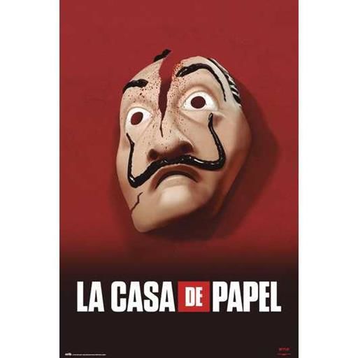 POSTER LA CASA DE PAPEL MASCARA 61x91.5CM