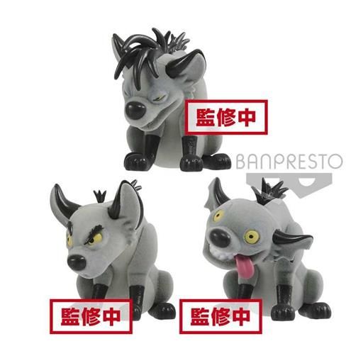 EL REY LEON PACK 3 MINIFIGURAS 4 CM BANZAI, SHENZI & ED DISNEY FLUFFY PUFFY