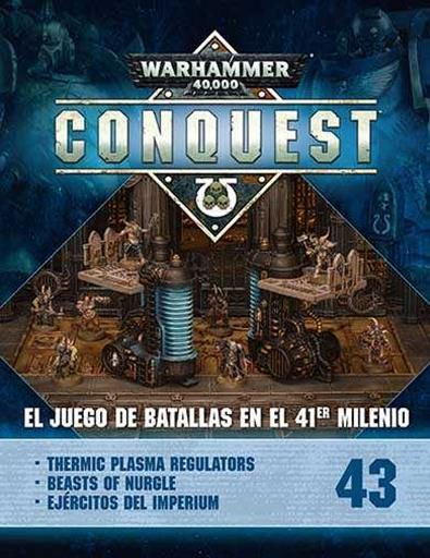 WARHAMMER 40000 CONQUEST COLECCION OFICIAL #043. SET THERMIC PLASMA REGULAT