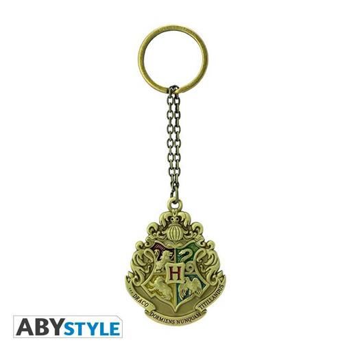 HARRY POTTER LLAVERO METALICO 3D HOGWARTS CREST