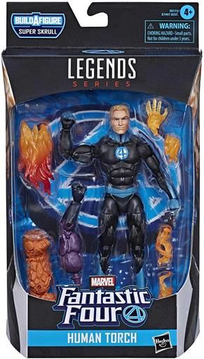 LOS CUATRO FANTASTICOS FIGURA 15 CM ANTORCHA HUMANA MARVEL LEGENDS
