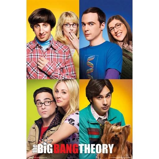 POSTER THE BIG BANG THEORY MOSAICO 61 X 91 CM