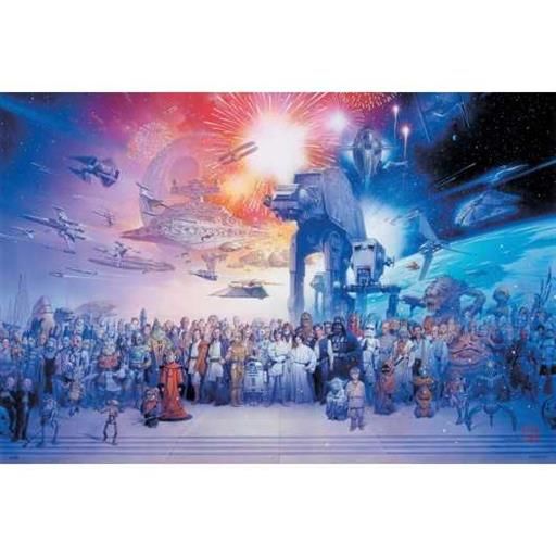 POSTER STAR WARS LEGACY CHARACTERS 61 X 91 CM