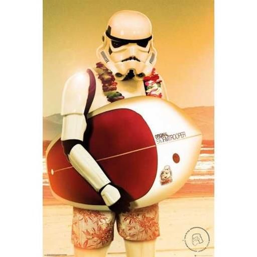 POSTER STAR WARS STORMTROOPER SURF 61 X 91 CM