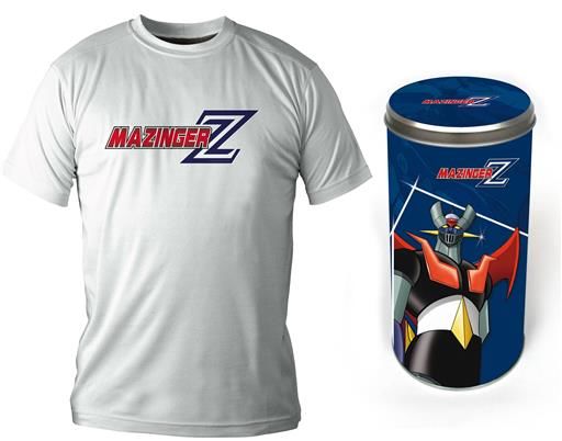MAZINGER Z LOGO CAMISETA BLANCA CHICO T-S EDICION DELUXE