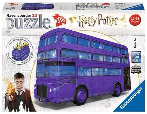 HARRY POTTER PUZZLE 3D 216 PIEZAS NIGHT BUS