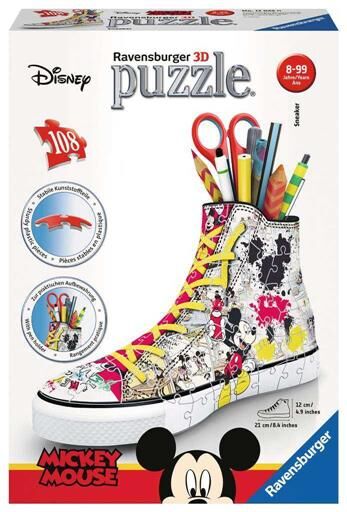 DISNEY PUZZLE 3D 108 PIEZAS SNEAKER MICKEY