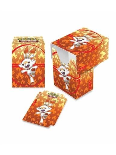 DECK BOX POKEMON SWORD AND SHIELD GALAR - SCORBUNNY ULTRA PRO (80)