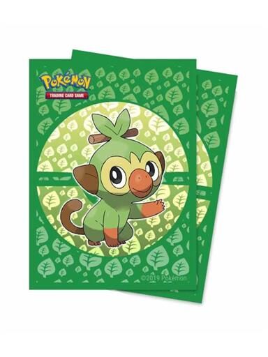 FUNDAS CARTAS POKEMON ESTANDAR SWORD AND SHIELD GALAR - GROOKEY (65)