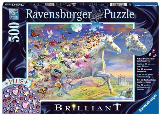 UNICORNIO Y SUS MARIPOSAS PUZZLE 500 PIEZAS