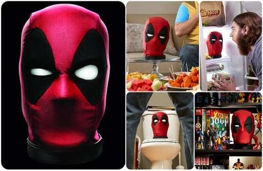 DEADPOOL BUSTO ANIMATRONICO ESCALA 1:1 MARVEL LEGENDS