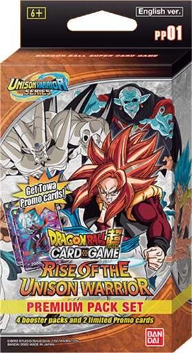 DRAGON BALL TCG PREMIUM PACK SET 01 RISE OF THE UNISON WARRIOR