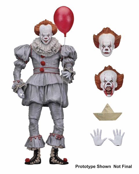 ULTIMATE PENNYWISE FIGURA 18 CM SCALE ACTION FIGURE IT 2017 MOVIE