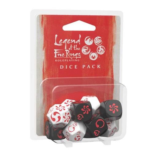 LA LEYENDA DE LOS CINCO ANILLOS JDR SET DE DADOS