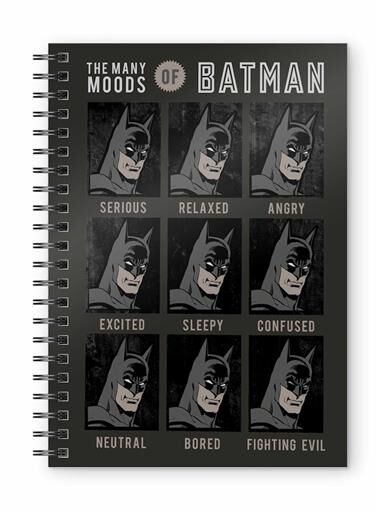 UNIVERSO DC LIBRETA ESPIRAL BATMAN CARAS