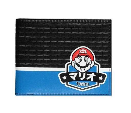 NINTENDO MONEDERO BIFOLD TEAM MARIO