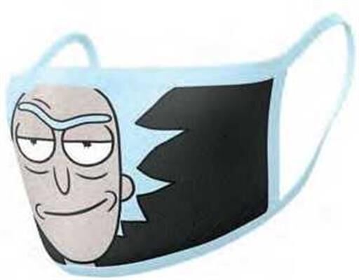 RICK Y MORTY PACK 2 MASCARILLAS DE TELA RICK
