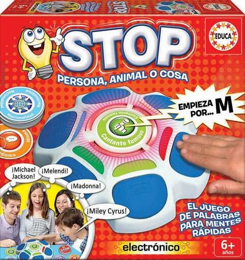 STOP. PERSONA, ANIMAL O COSA (JUEGO DE MESA)