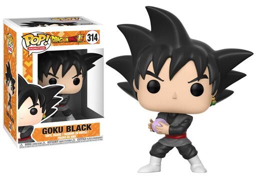 DRAGON BALL SUPER FIGURA 9 CM GOKU BLACK VINYL POP! FUNKO 314