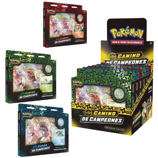 POKEMON JCC CAJA PIN BOX CAMINO DE CAMPEONES