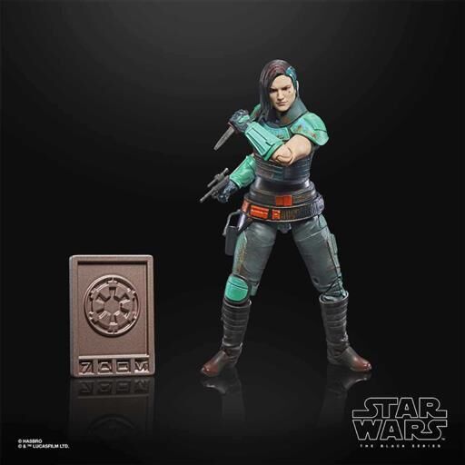 Portada de STAR WARS THE MANDALORIAN FIGURA 19 CM CARA DUNE BLACK SERIES CREDIT COLLEC