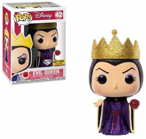 DISNEY FIG 9CM POP REINA DIAVOLICA DIAMOND GLITTER EXCLUSIVE