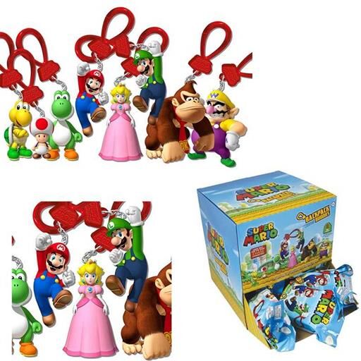 NINTENDO LLAVERO 5 CM SUPER MARIO BACKPACK BUDDIES SERIE 1
