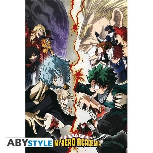 POSTER MY HERO ACADEMIA HEROES VS VILLAINS 91.5 X 61 CM