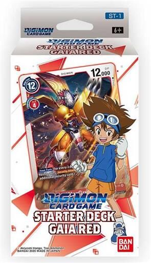 DIGIMON CARD GAME STARTER DECK 1 GAIA RED