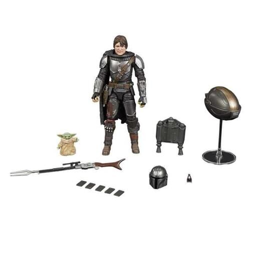 STAR WARS THE MANDALORIAN FIGURAS DJARIN THE MANDALORIAN & THE CHILD BLACK
