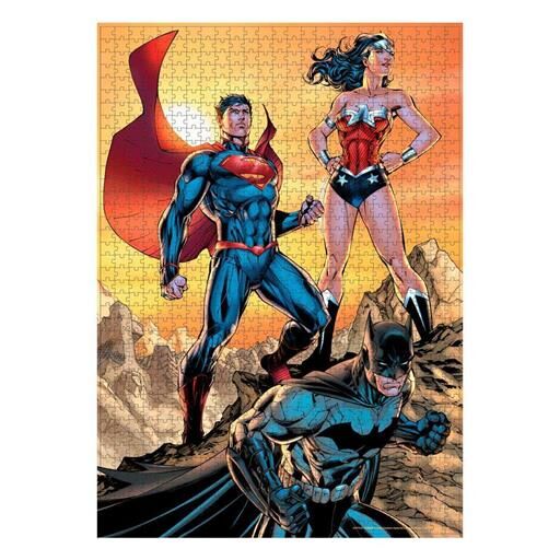 LIGA DE LA JUSTICIA PUZZLE 1000 PIEZAS BATMAN / SUPERMAN / WONDER WOMAN