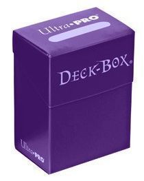 DECK BOX ULTRA PRO SOLID PURPLE (PURPURA)                                  