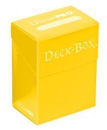 DECK BOX ULTRA PRO SOLID YELLOW (AMARILLO)                                 