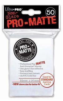 DECK PROTECTOR MATE (50)COLOR BLANCO 66 X 91MM                             