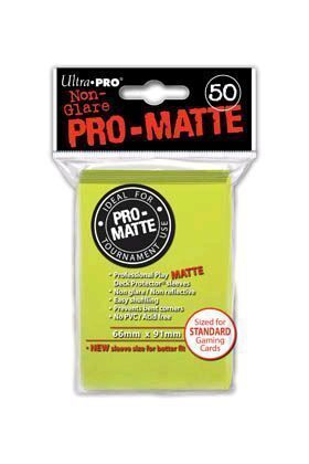 Portada de DECK PROTECTOR MATE (50) - BRIGHT YELLOW (AMARILLO BRILLANTE) NVO.TAM.     