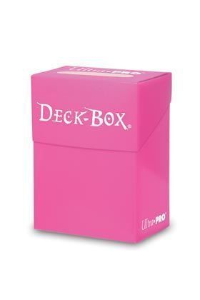 DECK BOX ULTRA PRO SOLID BRIGHT PINK (ROSA BRILLANTE)                      