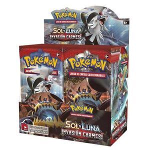 POKEMON JCC SOL Y LUNA INVASION CARMESI SOBRE                              